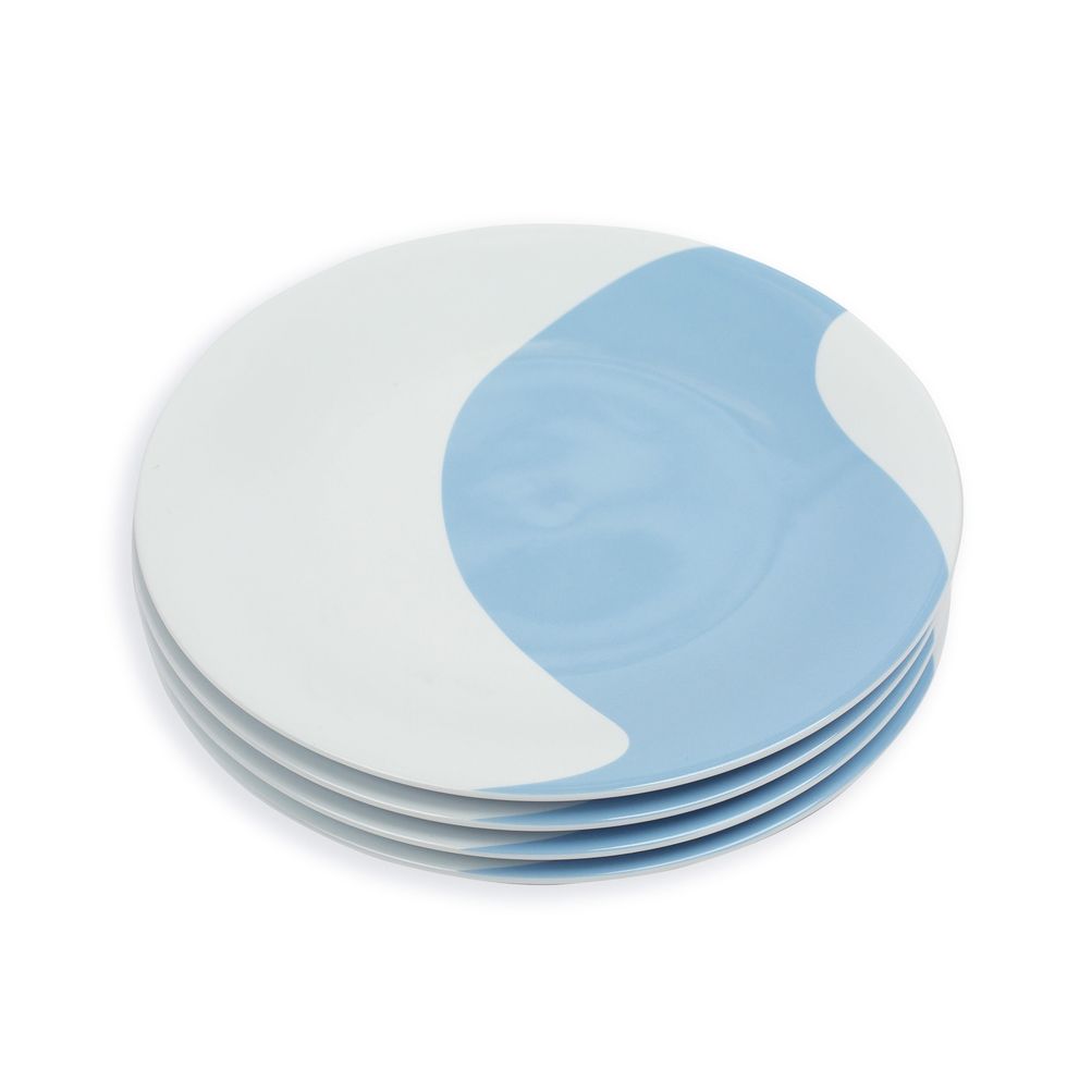 Colorblock Dinner Plate, Set of 4