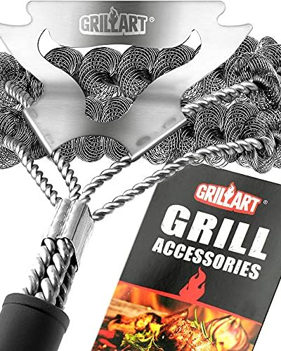 Grillart Bristle-Free Grill Brush and Scraper 