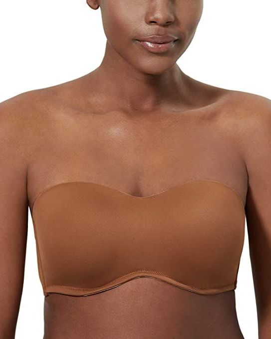 DELIMIRA Women's Minimizer Bra Plus Size Underwire Smooth Full Coverage  Seamless Bras Beige 32B at  Women's Clothing store