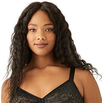  Womens Minimizer Bra Sexy Lace Plus Size Underwire Unlined  Full Coverage See Through Black 32DD