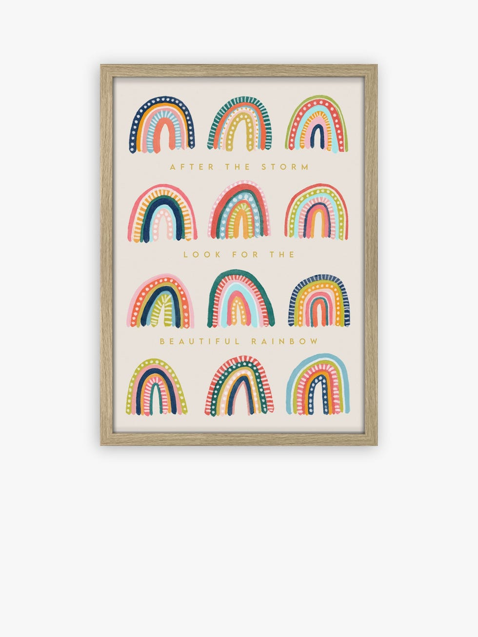Esme Lintin - 'After The Storm' Rainbow Framed Print