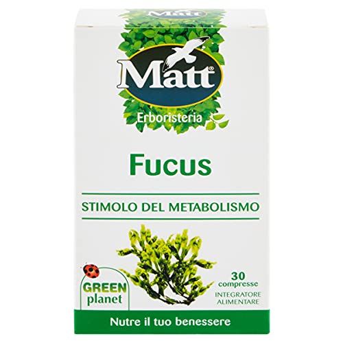 Fucus, Integratore Biologico Alimentare per lo Stimolo del Metabolismo, 30 Compresse
