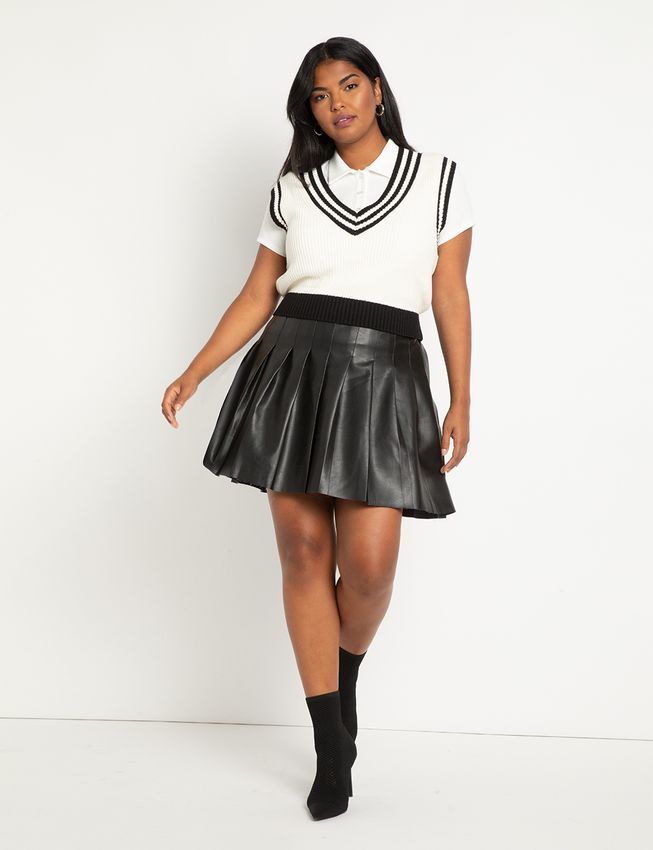 Street One Faux Leather Skirt black casual look Fashion Skirts Faux Leather Skirts 