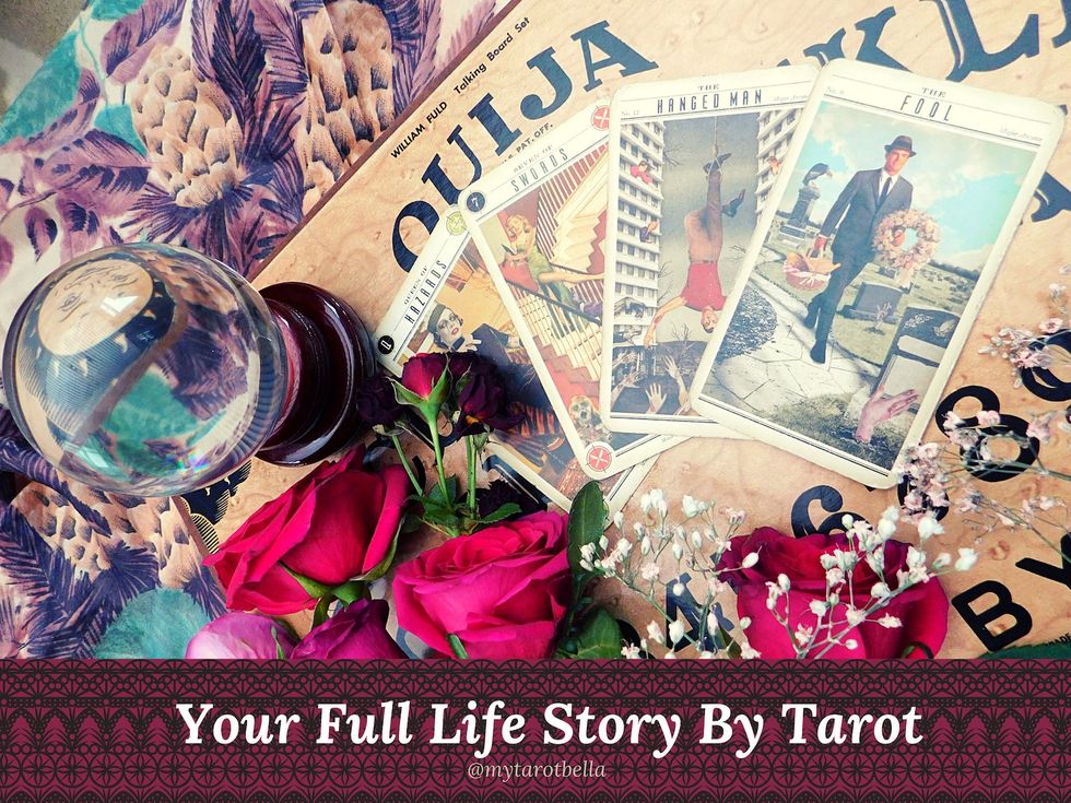 LIFE STORY tarot reading by Tarotbella - Good Karma tarot deck creator, online tarot reading via email/pdf