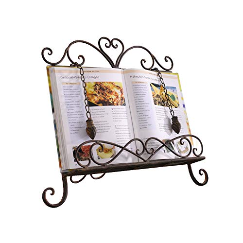 Westcharm Antique Metal Cookbook Stand