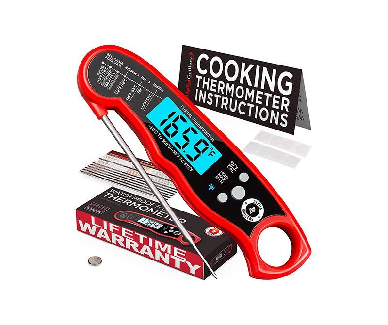 Alpha Grillers Instant Read Meat Thermometer 
