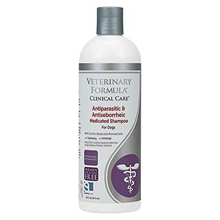 Clinical Care Veterinary Formula Antiparasitic and Antiseborrhoeic Medicated Shampoo for Dogs