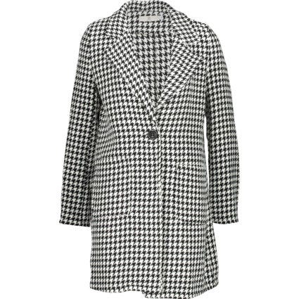 Black & White Houndstooth Blazer