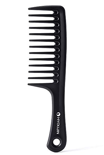 Black Large Wide Tooth Comb