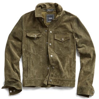 Italian Suede Snap Dylan Jacket 