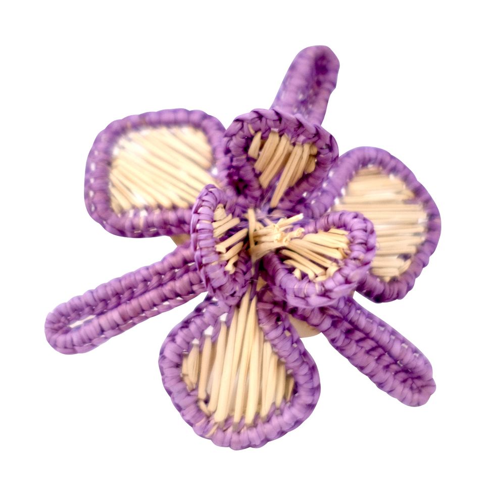 Lavender Orchid Napkin Ring