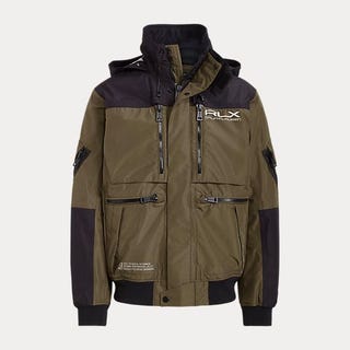 Water-Repellent Hooded Jacket