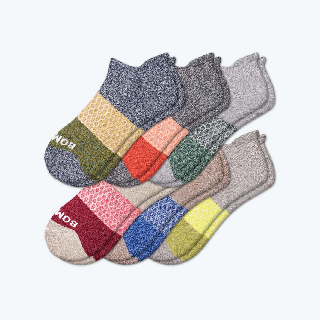 6 pairs Bombas socks (size Medium 6-9)