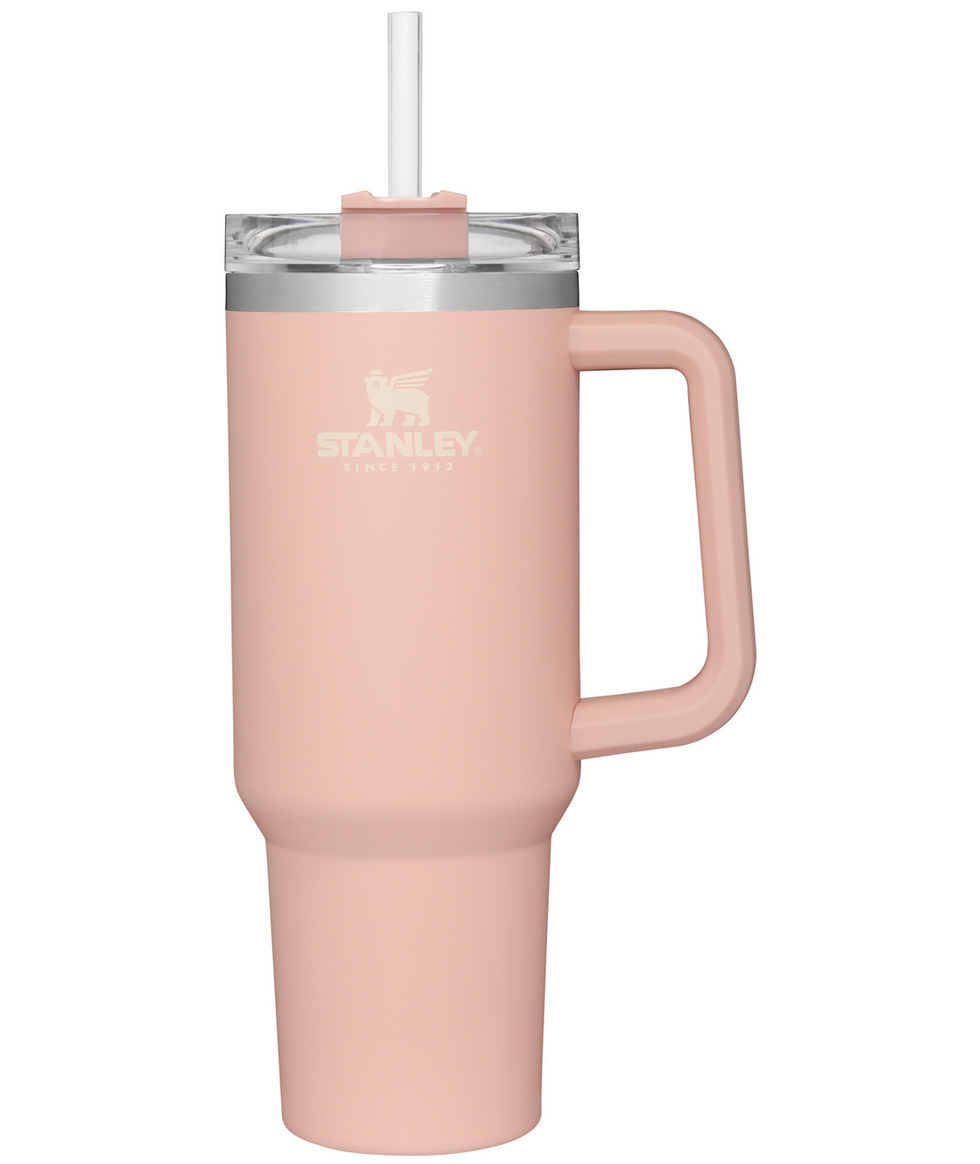 Stanley 40 oz vs 30 oz The Quencher H2.0 FlowState Tumbler with Straw Lid &  Handle NEW 2022 Rose 