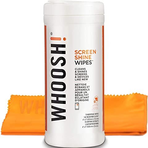 WHOOSH Screen Shine Wipes Pack Of 20 Wipes - Office Depot