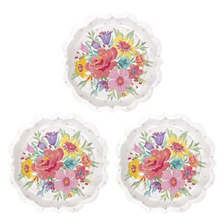 The Pioneer Woman Spring Flowers Paper Dessert Plates
