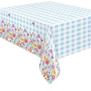 Plastic party tablecloths The Pioneer Woman Spring Flowers