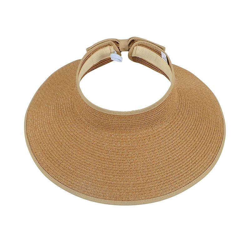 UPF 50+ Wide Brim Roll-up Straw Sun Hat