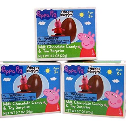 Peppa Pig Finders Keepers Milk Chocolate Candy Egg