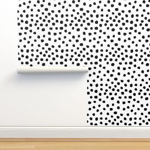 Charlotte Winter Dots and Spots Adhesive Wallpaper