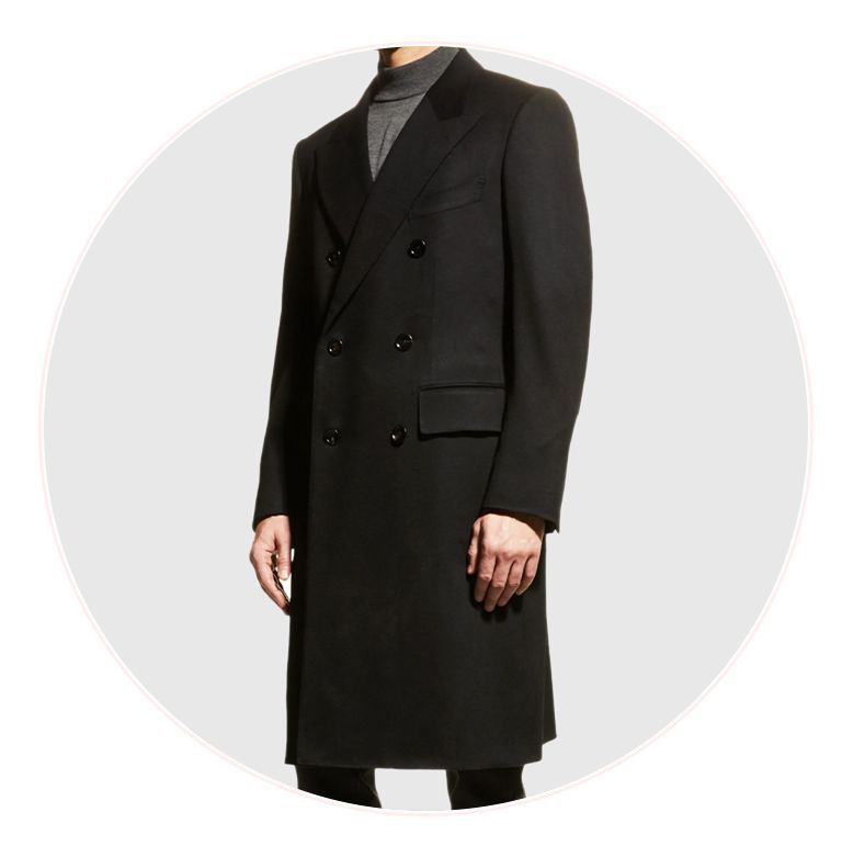 Double-Breasted Cashmere Topcoat