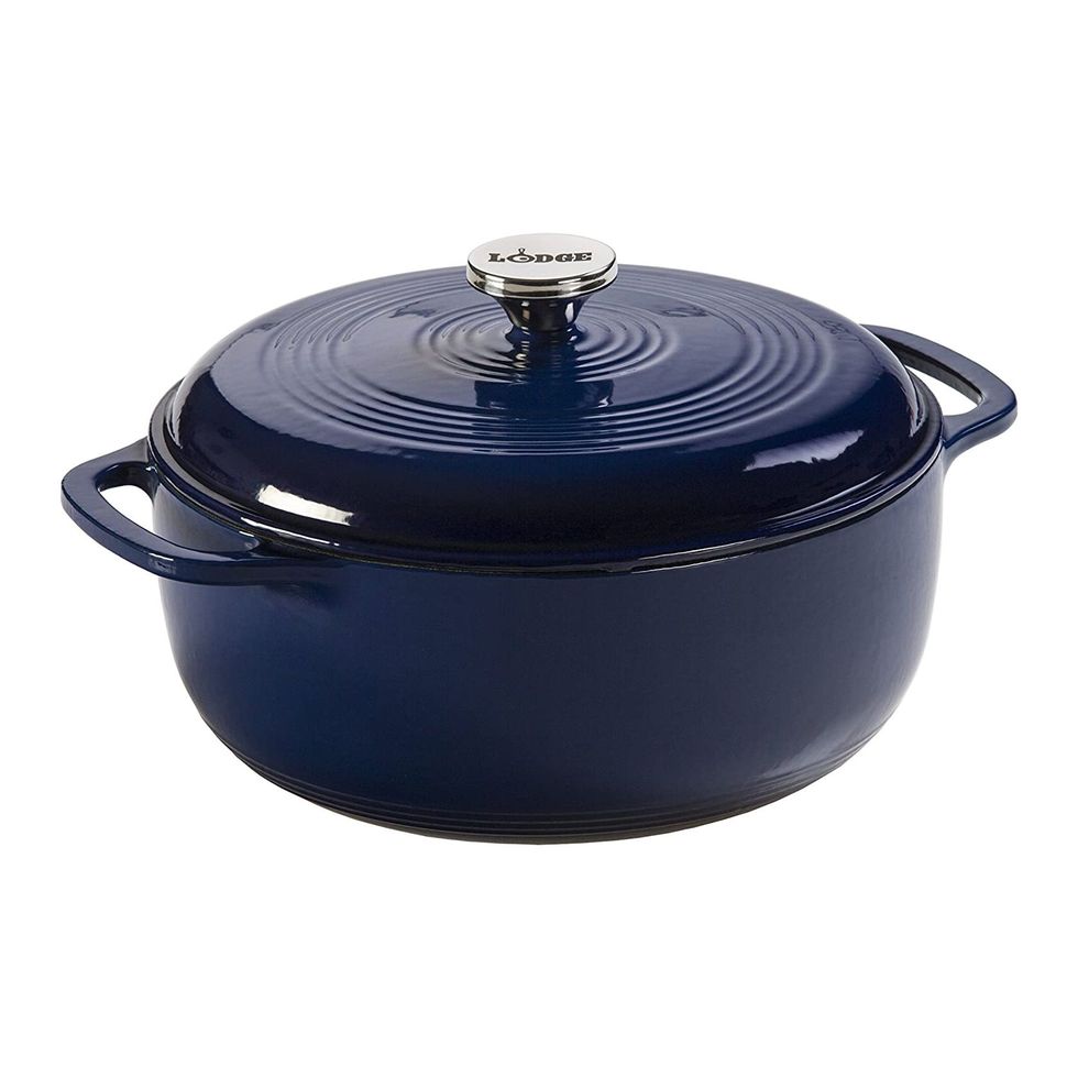 LODGE 10 1/4 8DOL USA Cast Iron Dutch Oven Pot With 81C Lid NEW