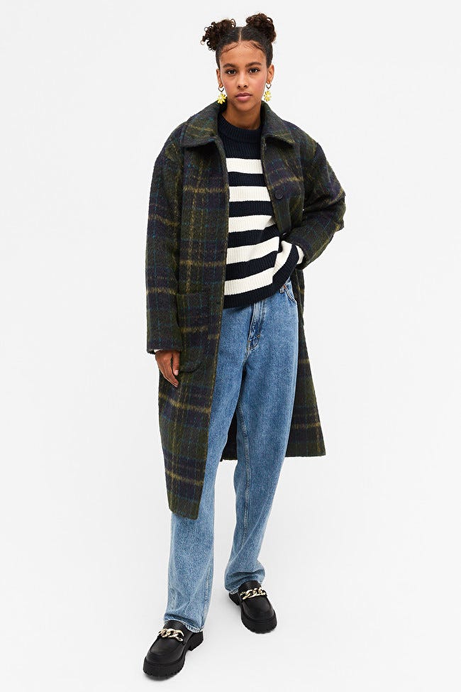 Single-breasted classic coat