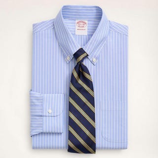 Brooks Brothers Stretch Madison Relaxed-Fit Dress Shirt Brooks Brothers Stretch Madison Relaxed-Fit Dress Shirt
