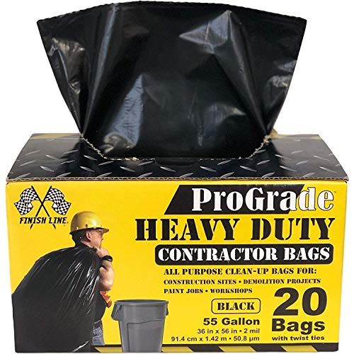 55-Gallon Heavy-Duty Trash Bags