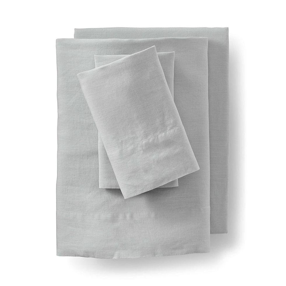 Garment Washed Linen Solid Sheets