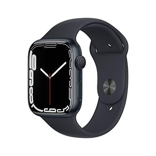 Apple Watch Series 7 Smart Watch w/ Midnight Aluminum Case with Midnight Sport Band