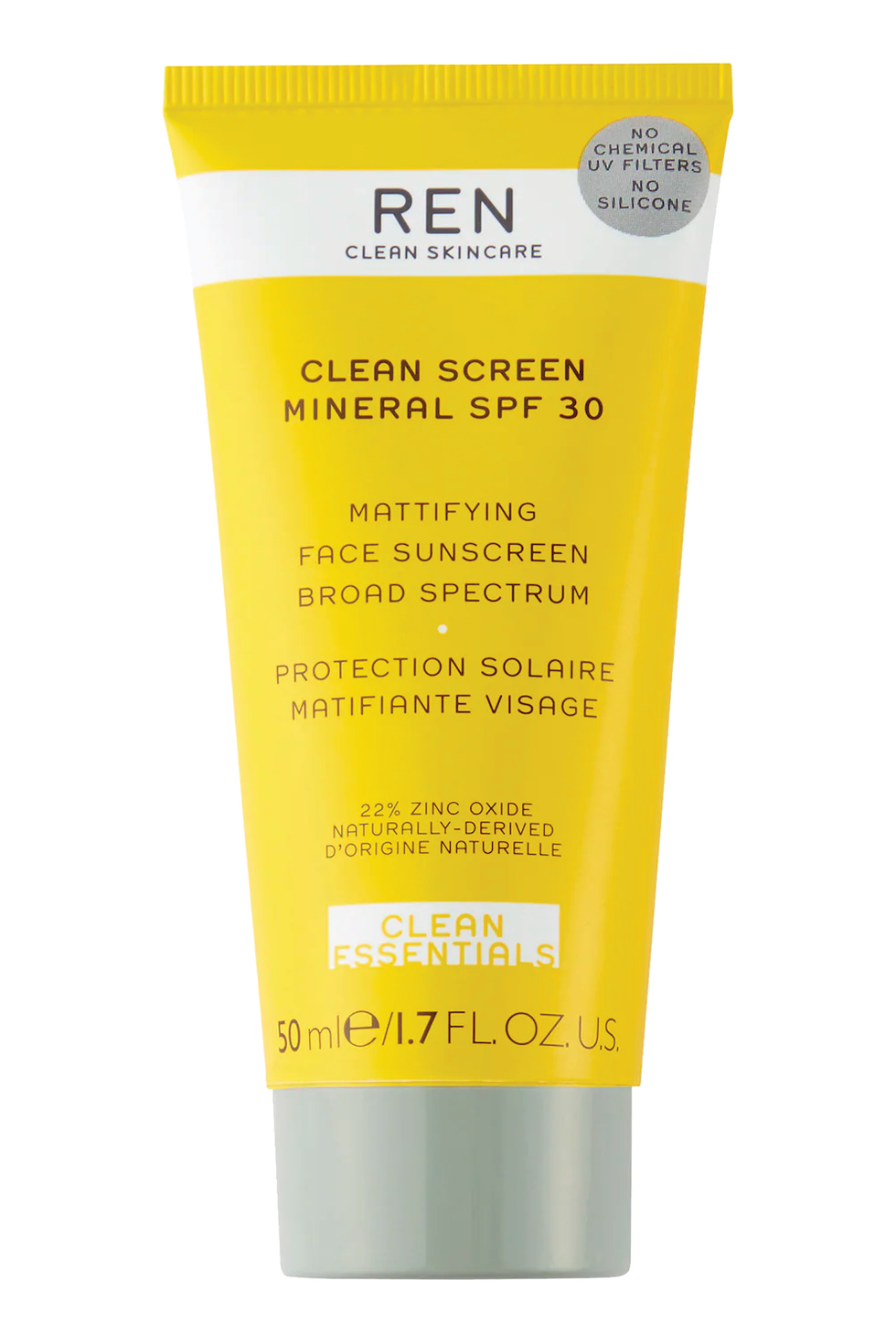 REN Clean Skincare Clean Screen Mineral Mattifying Face Sunscreen SPF 30