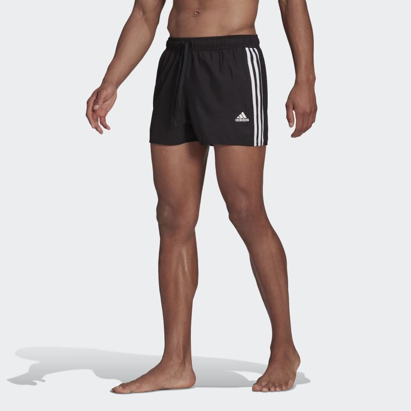 Mens Striped Long Length Swim Shorts find Brand