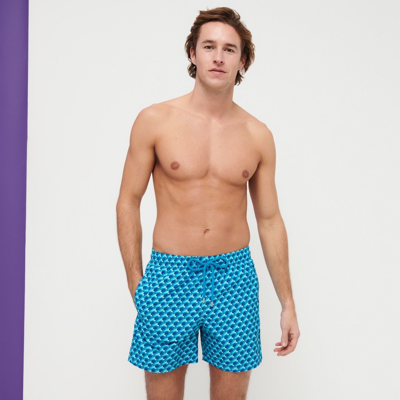 athletic fit swim trunks