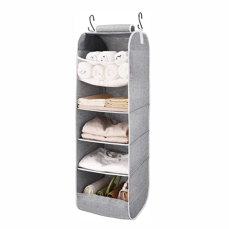 Simple Houseware 10 Shelves Hanging Shoes Organizer Holder for Closet, Grey  - Closet Organizers, Facebook Marketplace