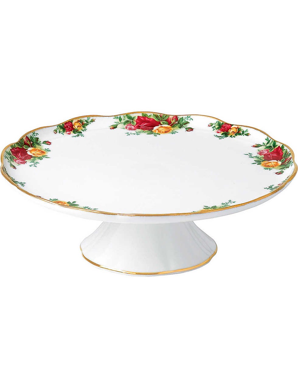 Royal Albert Old Country Roses large cake stand, Selfridges, £100