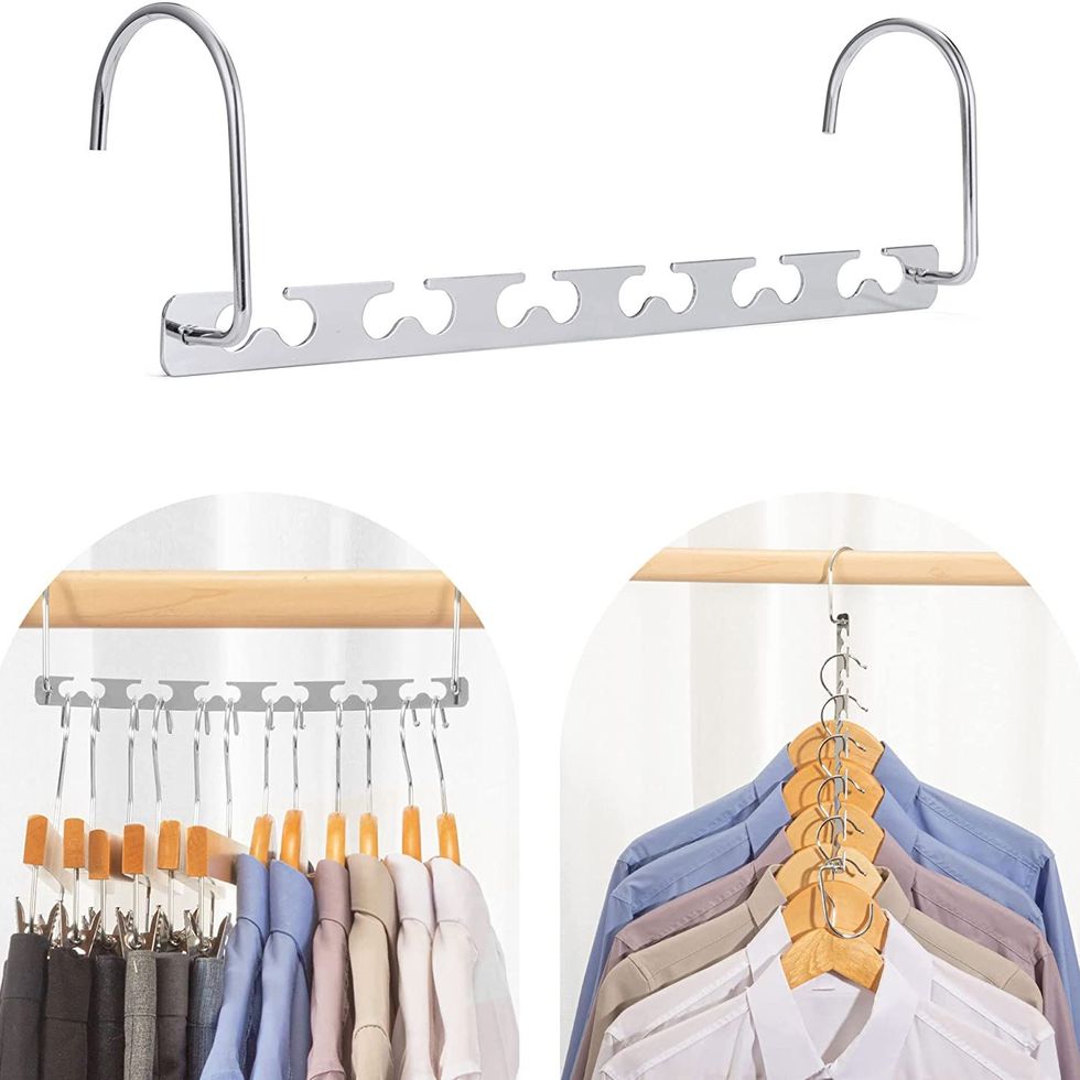  12 Pack Space Saving Hangers for Clothes, Collapsible