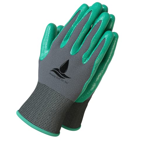 Nitrile-coated Garden Gloves, 2 pairs