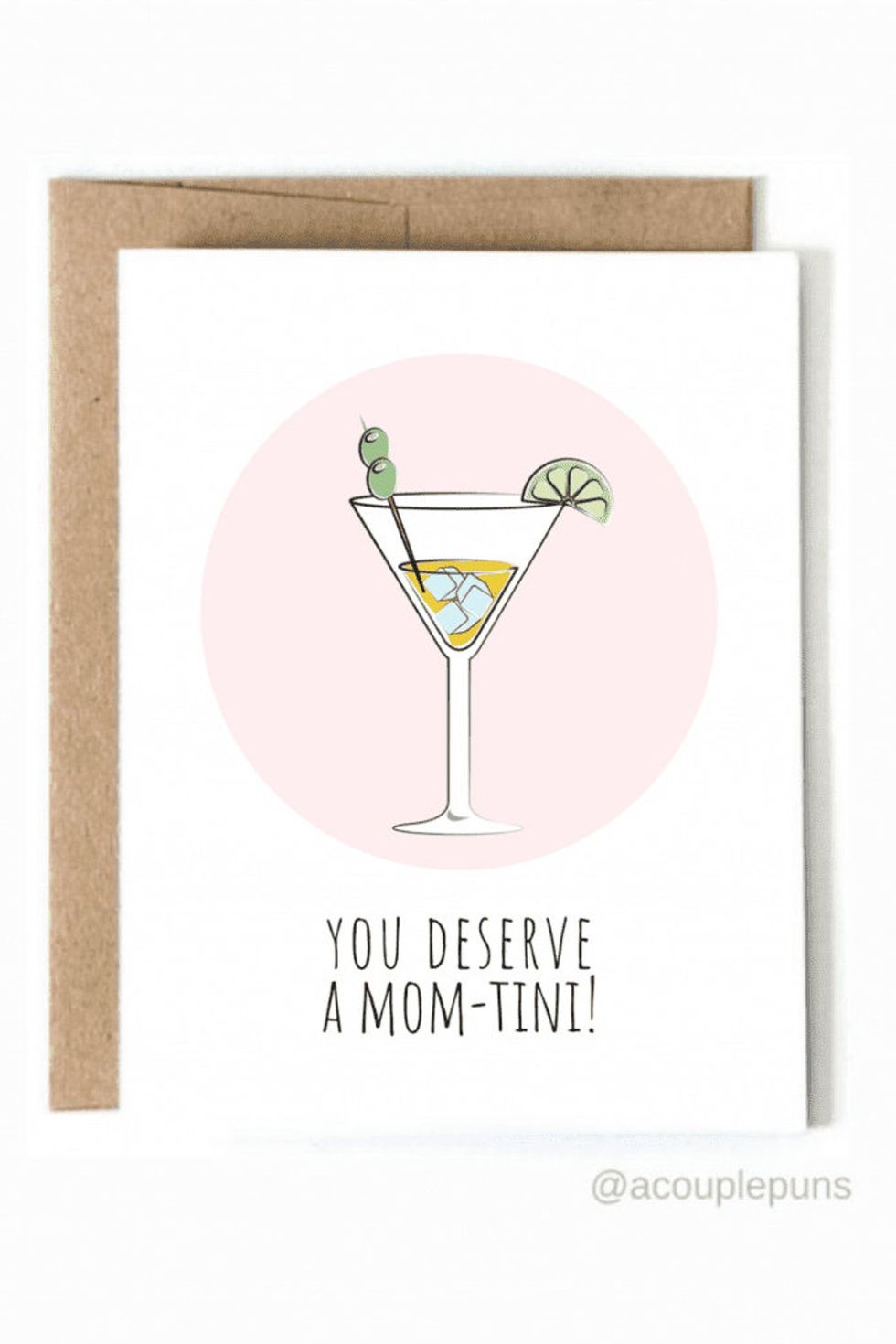 Mom-tini Mother’s Day Card