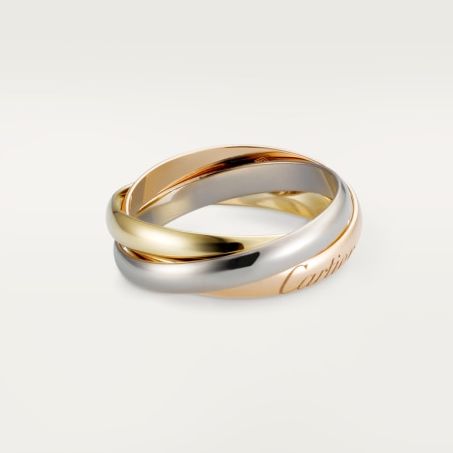 Cartier Trinity卡地亞三環戒指，小型款