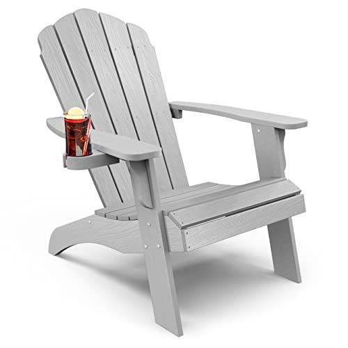 Plastic Adirondack Chair With Cupholder