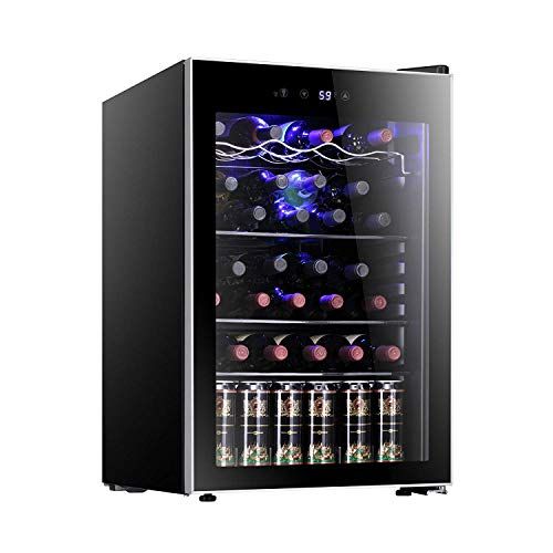 36 Bottle Wine Cooler/Cabinet Beverage Refrigerator 