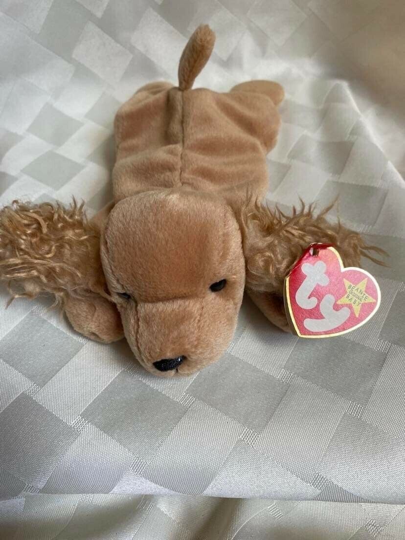 Ty Beanie Baby Spunky The Cocker Spaniel From 1997 Retired With Tags for sale online