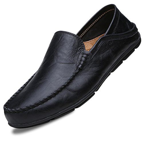 Leather Casual Slip On Loafers 