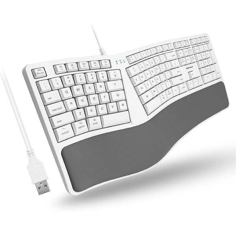 Mac Wired Keyboard with Wrist Rest