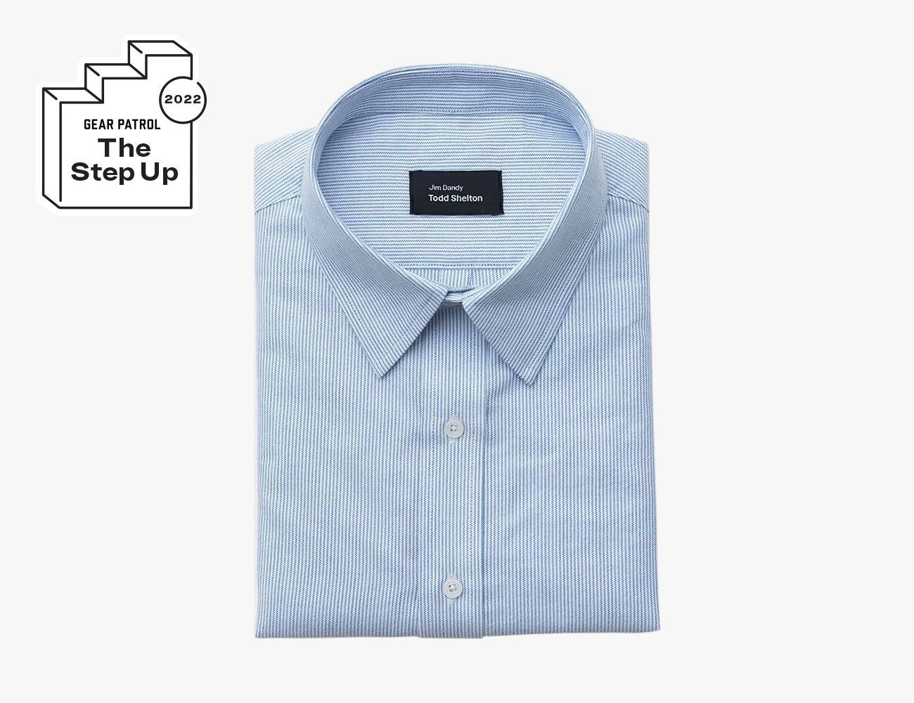 Fubotevic Mens Oxford Business Button Down Fashion Mandarin Collar Dress Shirts 