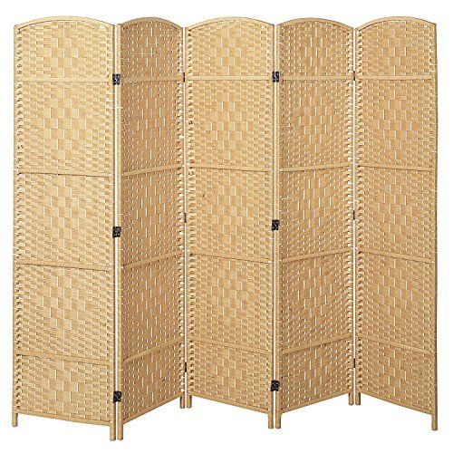Handwoven Bamboo Room Divider