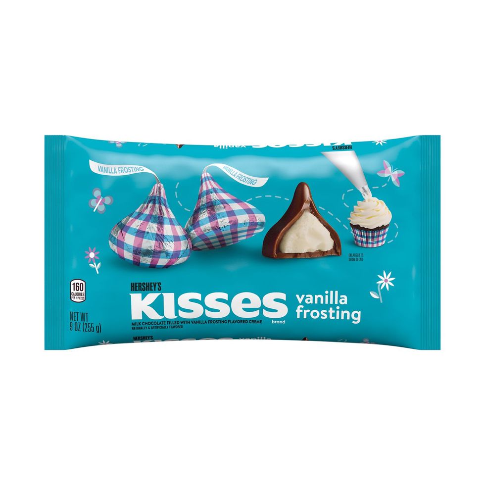 Hershey's KISSES Milk Chocolate and Vanilla Frosting Flavored Creme