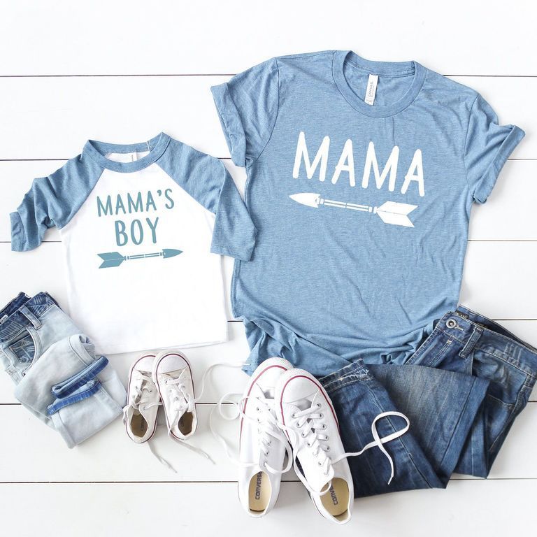 Mama & Mama's Boy Matching Shirt Set