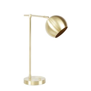 Orb Desk Lamp, Gold
